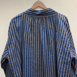 【曜日割引対象外】 キャピタル KAPITAL ストライプ プルオーバー 長袖カットソー ネイビー 2サイズ 201MT-3566 VB