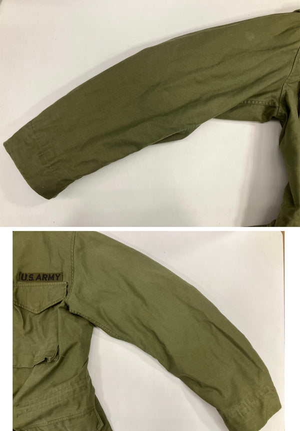 ミリタリー military 70's 70年代 US ARMY 米軍実物  M-65 フィールドジャケット 2nd セカンド アルミジップ VINTAGE ヴィンテージ MEDIUM-LONG ジャケット カーキ 101MT-5040