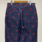 【曜日割引対象外】 ポロラルフローレン POLO RALPH LAUREN 90's ロブスター刺繍 コーデュロイパンツ USA製 ボトムスその他 ネイビー 32/32サイズ 201MB-1188 VB