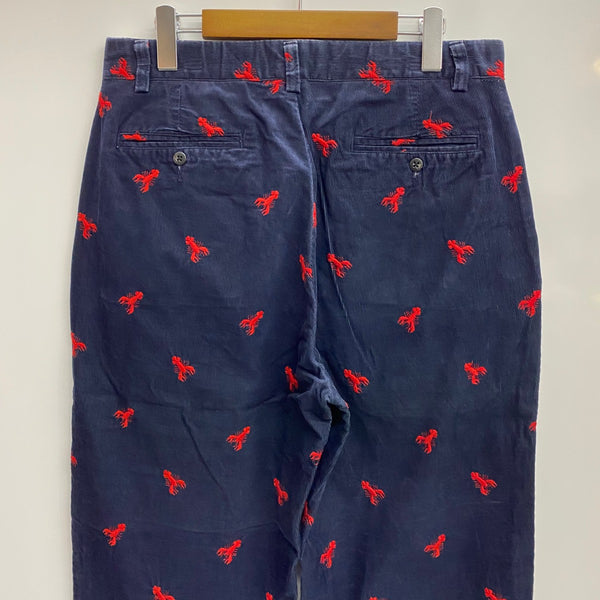 【曜日割引対象外】 ポロラルフローレン POLO RALPH LAUREN 90's ロブスター刺繍 コーデュロイパンツ USA製 ボトムスその他 ネイビー 32/32サイズ 201MB-1188 VB