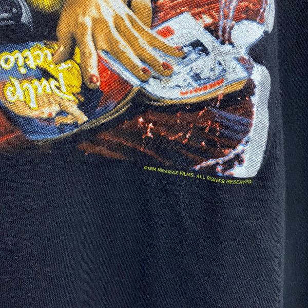 【曜日割引対象外】 パルプフィクション PULP FICTION 90's WINTERLAND USA製 Tシャツ ブラック XLサイズ 201MT-4051 VB