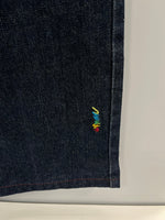 クージー COOGI ポケット刺繍 デニムパンツ ジーンズ ジーパン インディゴ デニム ネイビー W38×L33 101MB-585