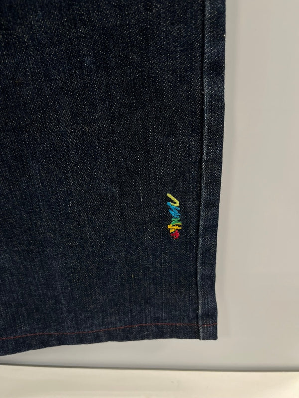 クージー COOGI ポケット刺繍 デニムパンツ ジーンズ ジーパン インディゴ デニム ネイビー W38×L33 101MB-585