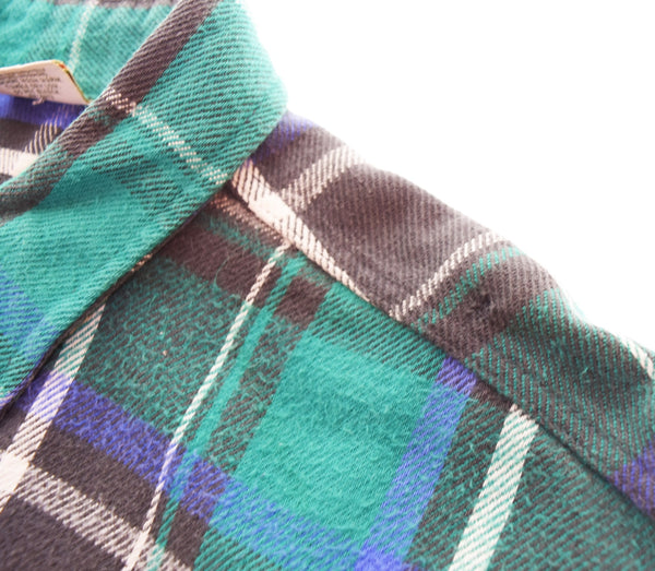 ファイブブラザー  FIVE BROTHER USA製 90s ヘビーネルシャツ チェック ワークシャツ  3061-PL5 長袖シャツ マルチカラー LLサイズ 103MT-3437