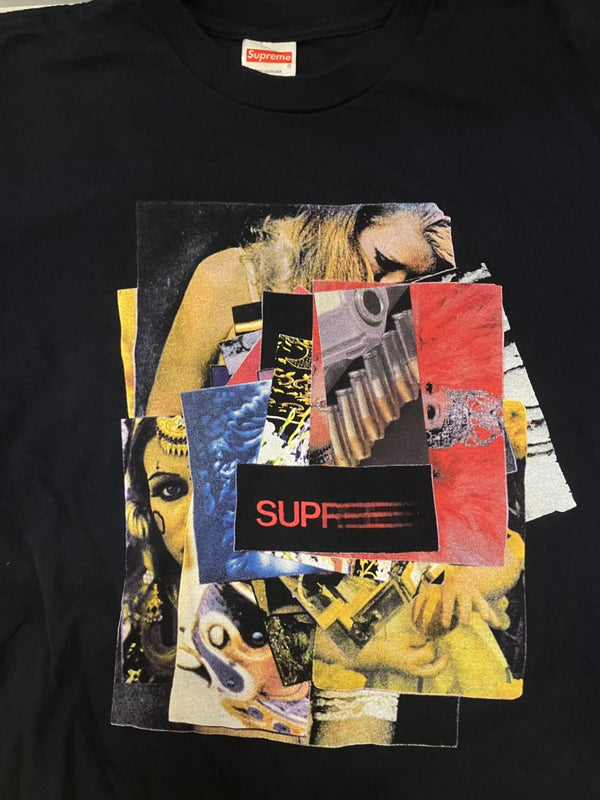 シュプリーム SUPREME 21AW 21FW Stack Tee Navy Weirdo Dave Tシャツ ネイビー Mサイズ 101MT-2861