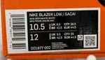 ナイキ NIKE × SACAI サカイ ブレーザー ロー BLAZER LOW "IRON GREY" DD1877-002 メンズ靴 スニーカー ロゴ グレー 201-shoes205