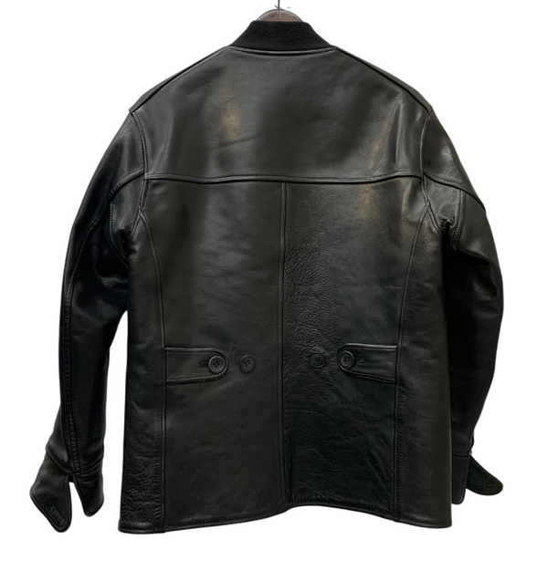 【曜日割引対象外】 ジェラード JELADO 18AW JOHN GLUCKOW Trailblazer Iron Horse ホースハイド ウール リバーシブル カーコート ジャケット ブラック Lサイズ 201MT-3102 VB