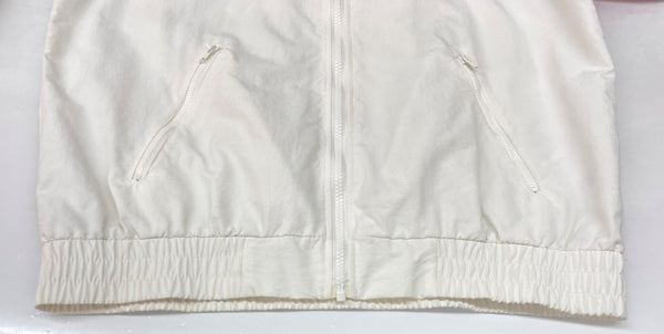 シュプリーム SUPREME 17AW Arc Track Jacket アーチ ロゴ トラック ジャケット ジップアップ ナイロン ジャケット 白 ジャケット ロゴ ホワイト Mサイズ 104MT-2319