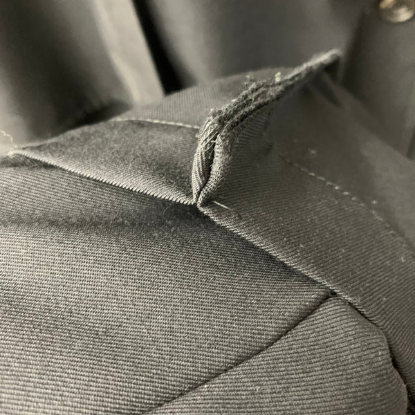 アトウ ato WOOL TRENCH COAT AM22C-C06 コート ブラック 48サイズ 201MT-3612