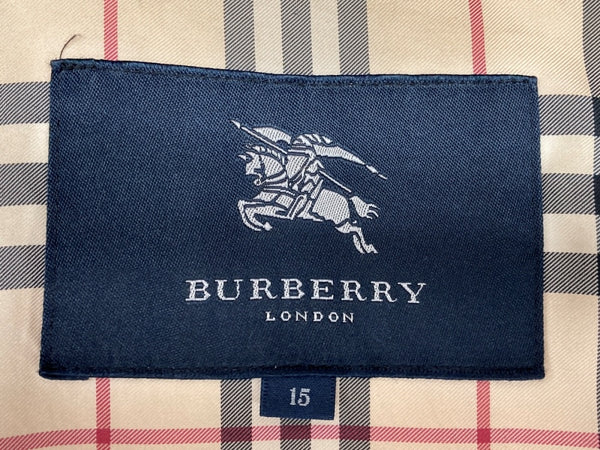 バーバリー Burberry ロンドン London 三陽商会 ダウンコート DOWN COAT ペディン ノバチェック ハイネック フード取り外し可 BLACK 黒 FRB58-092 コート ロゴ ブラック 15号 104LT-122