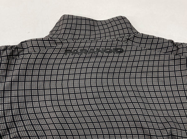 アンブロ UMBRO × PARANOID パラノイド SHELL CHECK ACTIVE JACKET 袖ドッキング シェル ジャケット 灰 ジャケット チェック グレー Lサイズ 104MT-1264