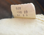 リーバイス LEVI'S 70s 73年11月製 501 66前期 ボタン裏6 赤耳 Denim Jeans デニムパンツ 濃紺 デニム ブルー 103MB-321