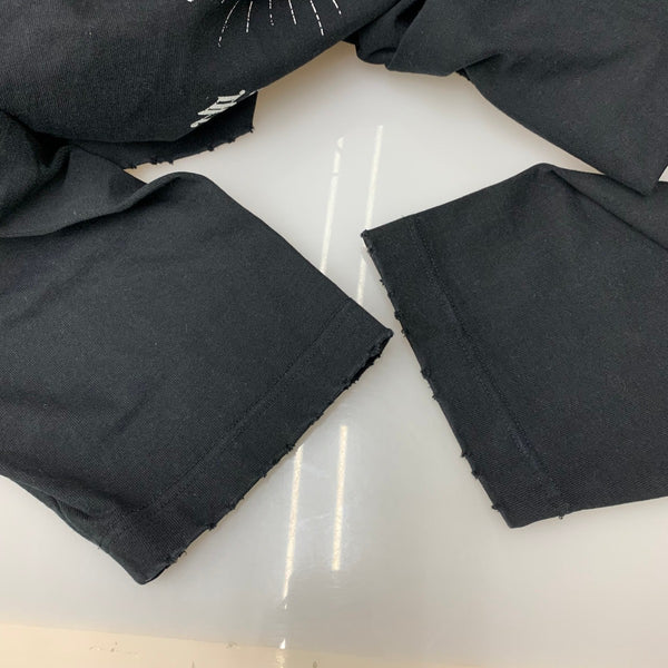 バレンシアガ BALENCIAGA 20AW Free Your Mind フリーユアマインド ハイネック ロングスリーブ ロンT ブラック Lサイズ 201MT-4811