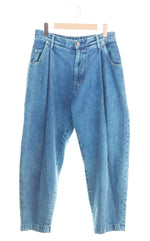 ネオンサイン NEON SIGN BAGGY DENIM SLACKS バギーテーパードパンツ 543 デニム ブルー 2 103MB-399