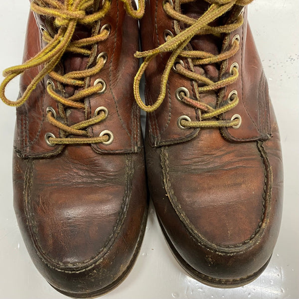 【曜日割引対象外】 レッドウィング RED WING 90's 四角犬タグ IRISH SETTER サイズ不明 メンズ靴 ブーツ ワーク ブラウン cmサイズ 201-shoes1590 VB