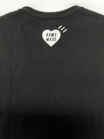 ヒューマンメイド HUMAN MADE × KAWS カウズ 24SS GRAPHIC S/S TEE グラフィック 半袖 Ｔシャツ クルーネック 黒 Tシャツ ロゴ ブラック XLサイズ 104MT-2341