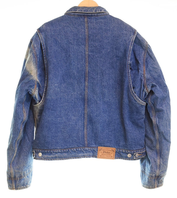 ラルフローレン RalphLauren 80'S 白タグ 80年代 デニムジャケット  トラッカージャケット ジャケット ブルー Lサイズ 103MT-3231