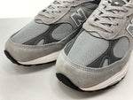 ニューバランス new balance 22年製 MR993 ABZORB アブゾーブ ローカット シューズ スエード USA製 灰色 MR993GL メンズ靴 スニーカー グレー 27.5cm 104-shoes572