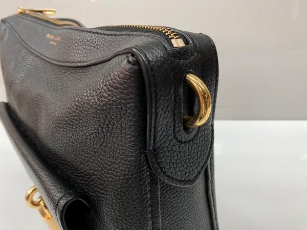マーク・ジェイコブス MARC JACOBS Leather Messenger Bag ロック ザット レザー メッセンジャー クロスボディ 斜め掛け BLACK 黒 M0014783 001 バッグ レディースバッグ ショルダーバッグ・メッセンジャーバッグ ロゴ ブラック 104B-62