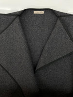 ボッテガヴェネタ BOTTEGA VENETA CAPE COAT ケープ コート ショートスリーブ ポンチョ 薄手 アウター ジャケット 灰 サイズ 38 コート 無地 グレー 104MT-2109