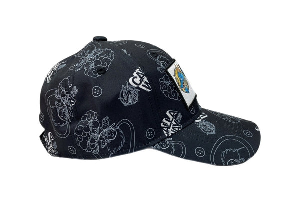 キャロウェイ Callaway × DRAGON BALL ドラゴンボール GOLF CAP ゴルフ キャップ アニメ 帽子 ハット 黒 C25291151 帽子 メンズ帽子 キャップ ロゴ ブラック Fサイズ 104H-59
