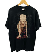 ヴィンテージ Vintage 00s 00's MADONNA  The Re-Invention Tour マドンナ ワールド ツアーT 黒 半袖 Tシャツ プリント ブラック Lサイズ 101MT-2487