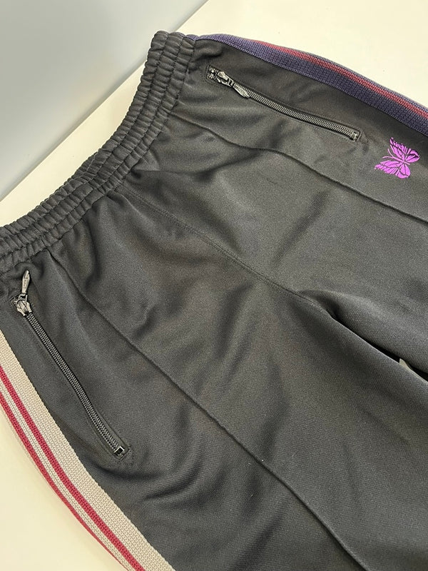 ニードルス Needles NARROW TRACK PANT ナロー サイドライン トラックパンツ 黒 GL368 ボトムスその他 ブラック SSサイズ XS 101MB-568