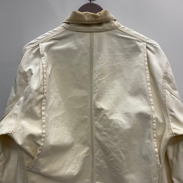 【曜日割引対象外】 カーハート Carhartt 80's 100th Anniversary ミシガンチョアコート 100周年記念 USA製 ジャケット ホワイト 201MT-4454 VB