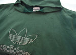 アディダス adidas 80s  90s トレフォイルロゴ ビッグロゴスウェット パーカー パーカ グリーン 103MT-3358