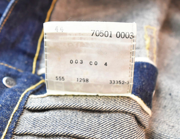 リーバイス Levi's 506XX 1st 復刻 バレンシア工場 ボタン裏555 98年12月米国製 デニムジャケット 70501-0003 44 ジャケット ブルー 103MT-1012