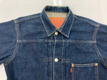リーバイス Levi's 1st 506 大戦モデル ファースト LVC VINTAGE CLOTHING 復刻 日本製 デニムジャケット Gジャン 濃紺 サイズ 36 ジャケット 無地 ネイビー 104MT-1828