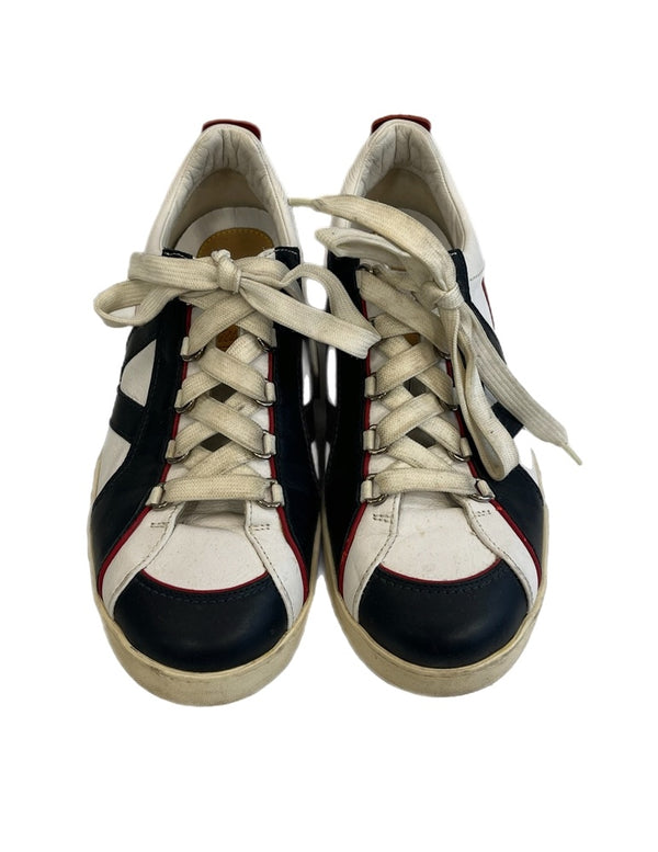 ルイ・ヴィトン LOUIS VUITTON トリコロール レザー ローカットスニーカー BA1006 メンズ靴 スニーカー ホワイト サイズ7 101sh-2282