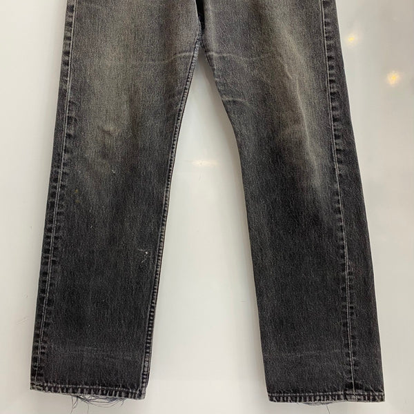 【曜日割引対象外】 リーバイス Levi's 90's 501 USA製 後染め デニム ブラック W32 L30サイズ 201MB-1204 VB