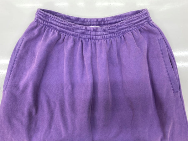 バレンシアガ BALENCIAGA EVENINGWEAR 22SS Baggy Sweatpants バギー スウェットパンツ ワイド ズボン 紫 無地 682143 TLVN2 ボトムスその他 パープル Mサイズ 104MB-390