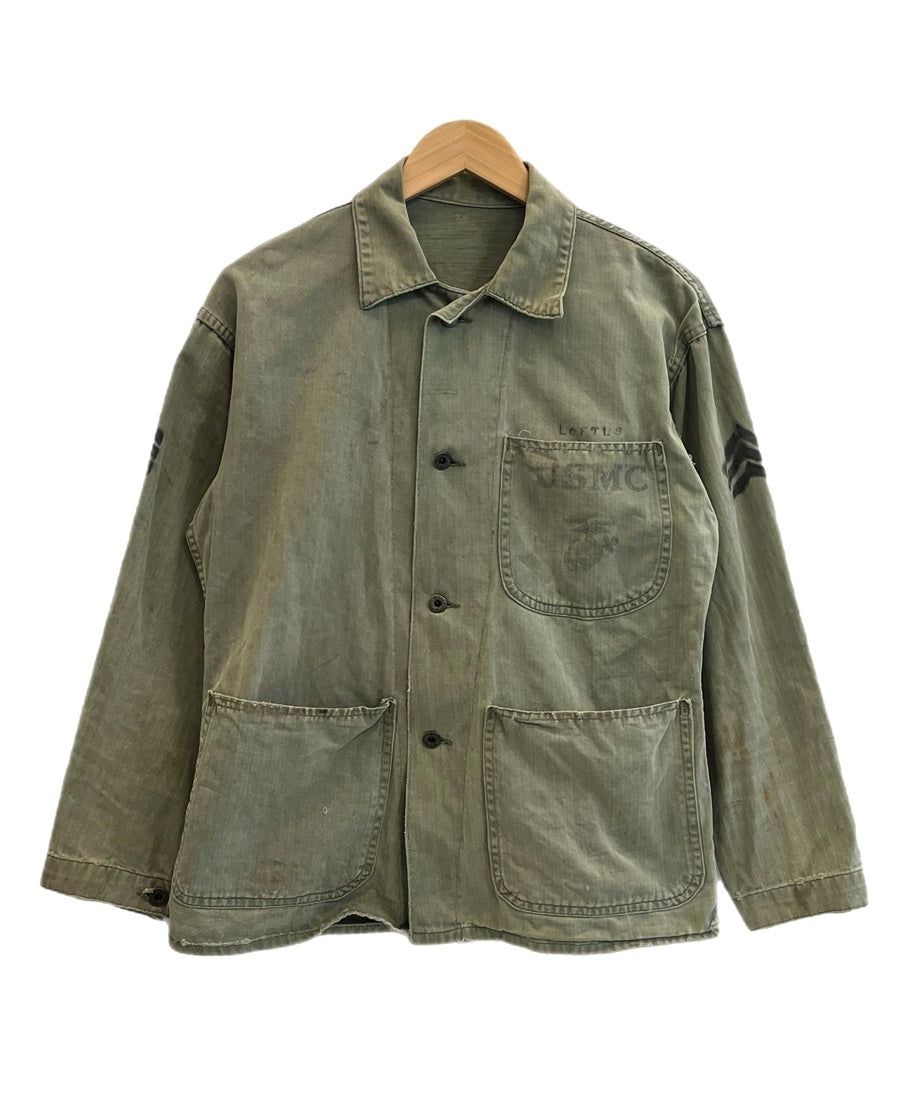 ミリタリー Military 40s 40's USMC P-41 HBT JACKET ヘリンボーン