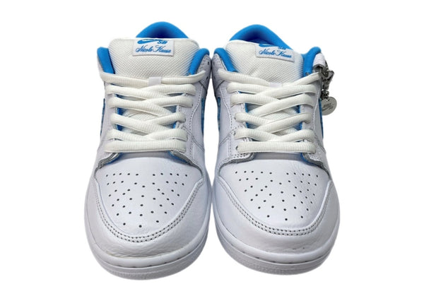 ナイキ NIKE 24年製 × NICOLE HAUSE ニコール ハウゼ DB DUNK LOW PRO ダンク ロー スケボー シューズ 白 青 FZ8802-100 メンズ靴 スニーカー ホワイト 27cm 104S-1035