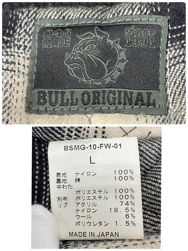 ブルオリジナル BULL ORIGINAL ベイサイドモーターギア b.s.m.g バレットプルーフパーカー BSMG-10-FW-01 ジャケット ブラック Lサイズ 201MT-3157