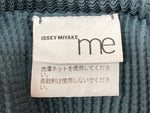 イッセイミヤケ ISSEY MIYAKE ミー me グラデーション シアー トップス ボックスプリーツ BOX PLEATS ポリエステル フィリピン製 グリーン系 MULTI COLOR MI01FJ241 長袖カットソー マルチカラー 104LT-237