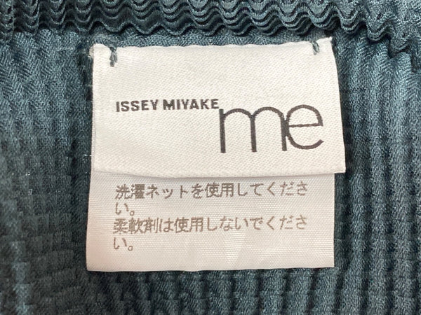 イッセイミヤケ ISSEY MIYAKE ミー me グラデーション シアー トップス ボックスプリーツ BOX PLEATS ポリエステル フィリピン製 グリーン系 MULTI COLOR MI01FJ241 長袖カットソー マルチカラー 104LT-237