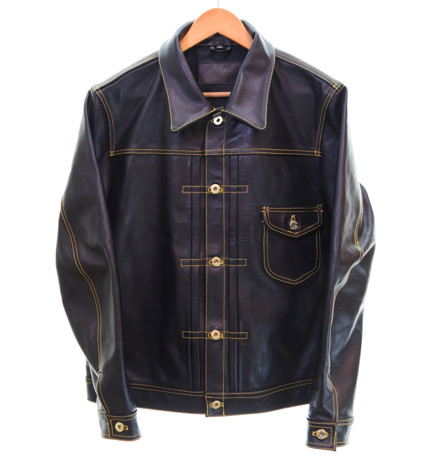 レザー Leather 1st TYPE ファースト タイプ LEATHER TRUCKER JACKET