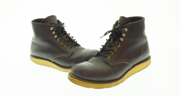 レッドウィング RED WING 90年代 USA製 犬タグ アイリッシュセッター ブーツ 黒 00875-3 メンズ靴 ブーツ ワーク ブラック 103S-793