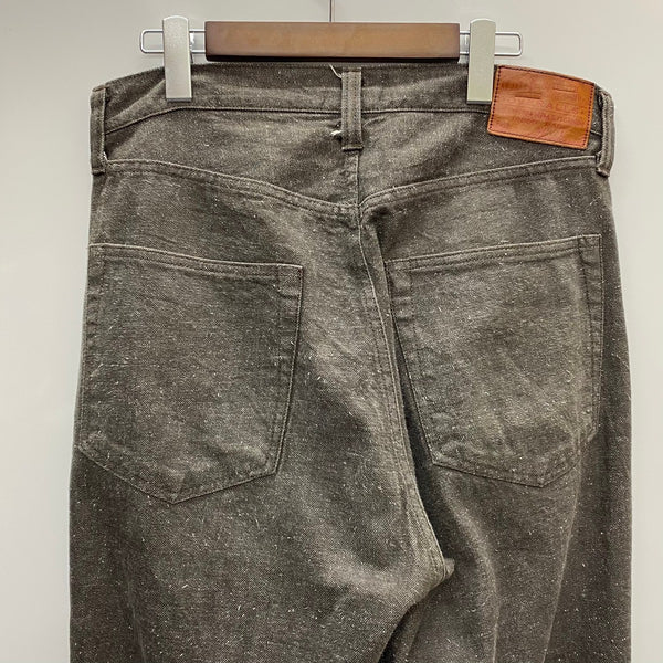 【曜日割引対象外】 ゴールド GOLD RECYCLED WASTE SUVIN COTTON YARN デニムパンツ GL42407A デニム ブラウン Mサイズ 201MB-965 VB