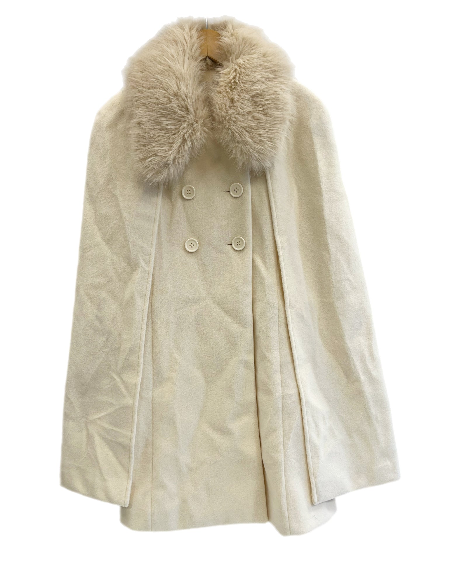 エイミーイストワール eimy istoire フェイクファーカラーマントコート