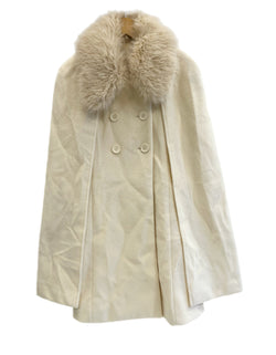 エイミーイストワール eimy istoire フェイクファーカラーマントコート 1122500029-2 コート ホワイト フリーサイズ F 101LT-260