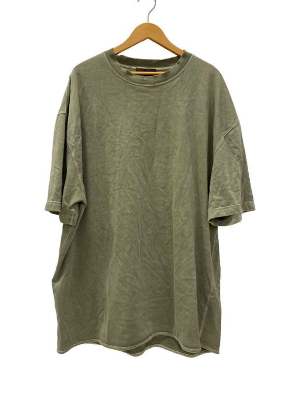 イージー Yeezy Season 3 Heavy Knit Tee Tシャツ カーキ Lサイズ 201MT-2724