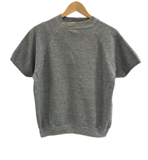 ヴィンテージ vintage 70's 70年代 sportswear ラグラン 半袖 無地スウェット アメリカ製 MADE IN USA スウェット グレー Lサイズ 101MT-5330