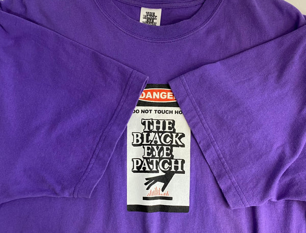 ブラックアイパッチ BlackEyePatch センターロゴ Tシャツ パープル Mサイズ 201MT-4509