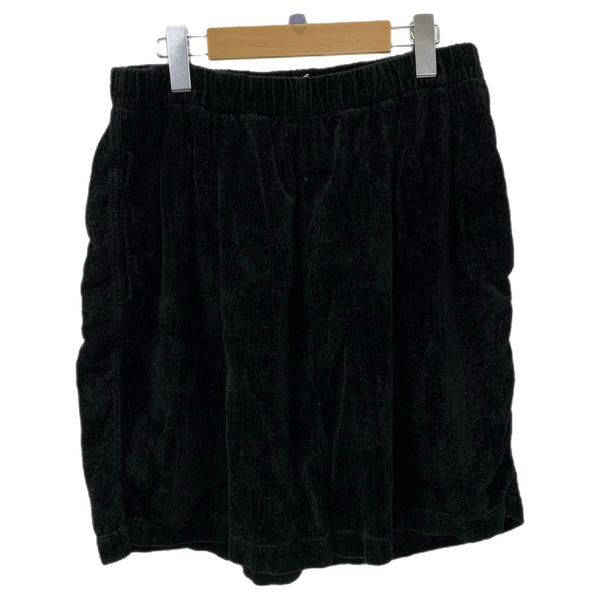 クーティープロダクションズ COOTIE PRODUCTIONS タック タオル地 ハーフパンツ ブラック Lサイズ 201MB-960