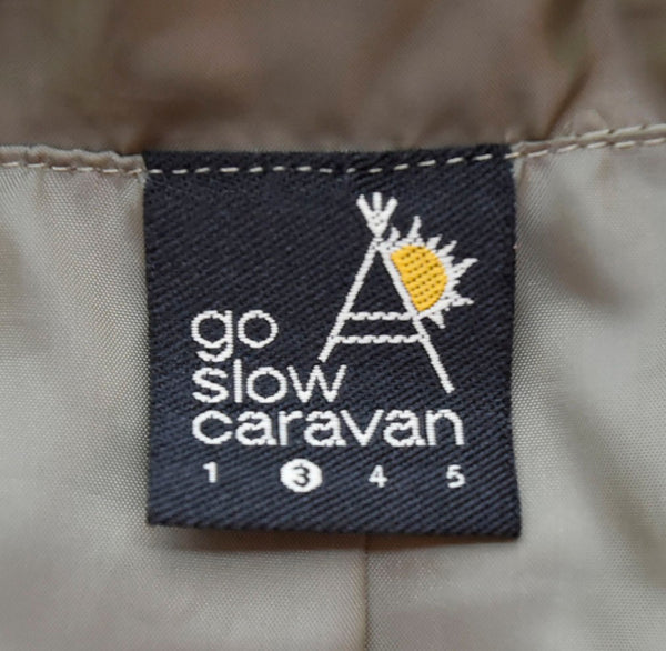 ゴースローキャラバン go slow caravan MODS COAT ツイルパネル刺繍 モッズコート  350203 3 ジャケット カーキ 103MT-1535