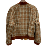 【曜日割引対象外】 ヴィンテージ vintage ~60's チェック ウール ジャケット ブラウン 201MT-4785 VB